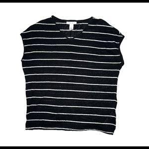 White House Black Market Striped Top • Size Small